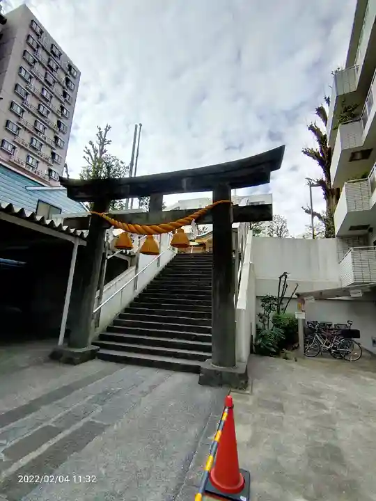 高輪神社の鳥居