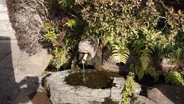 貫井神社の手水舎