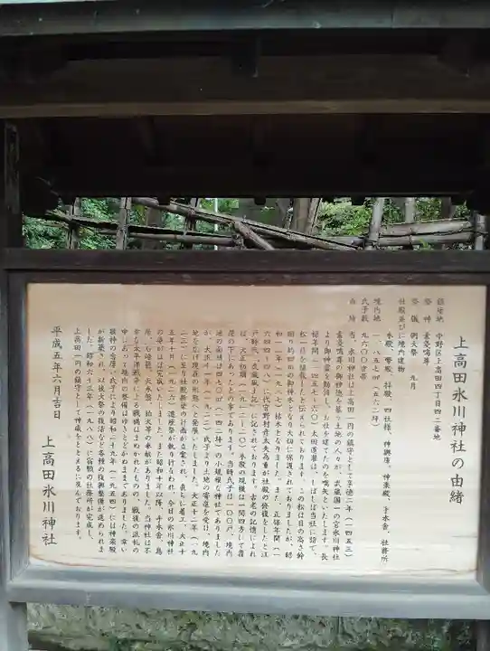 上高田氷川神社(東京都)