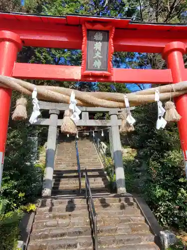 烏子稲荷神社の鳥居