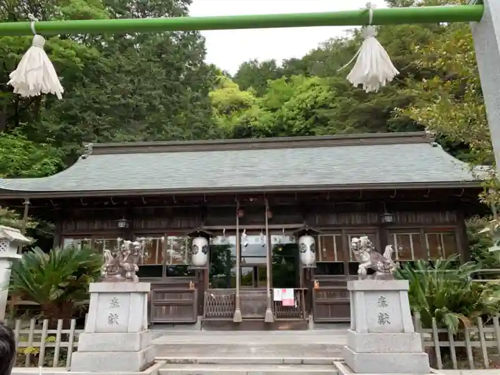 鍬渓神社の本殿・本堂