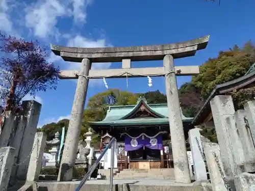 草津八幡宮の鳥居