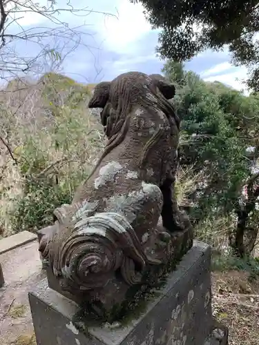 月夜見神社の狛犬