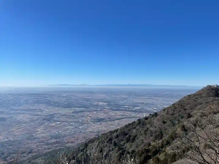 筑波山神社 女体山御本殿の景色