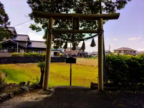 不乗森神社の鳥居