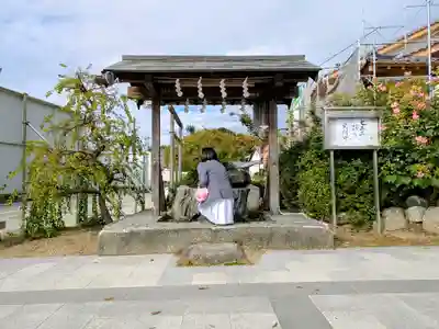 飛鳥坐神社の手水舎