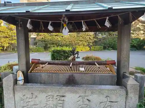 岡山神社の手水