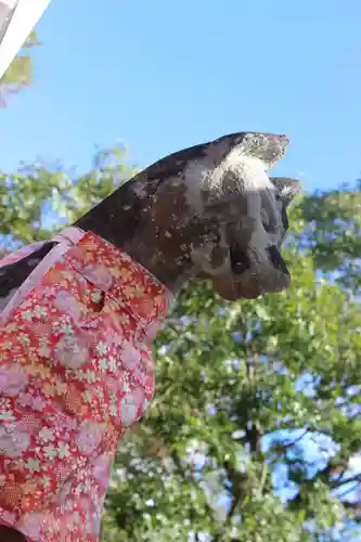 上ノ社末廣大神の狛犬