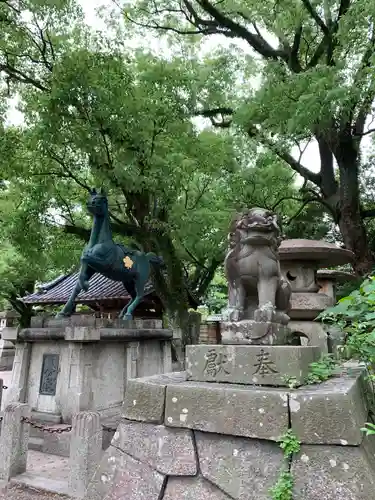 諏訪神社の狛犬