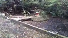 風隼神社の庭園