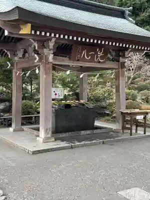 高麗神社の手水舎