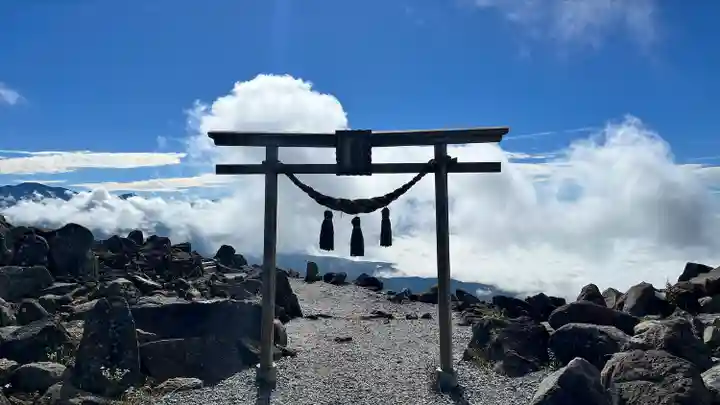 車山神社の鳥居