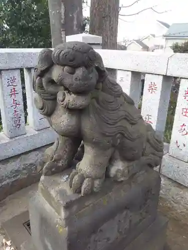 西台天祖神社の狛犬