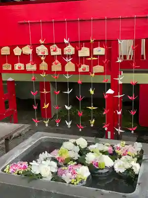 駛馬天満宮の手水舎