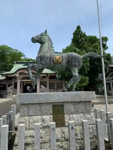 尾陽神社の狛犬