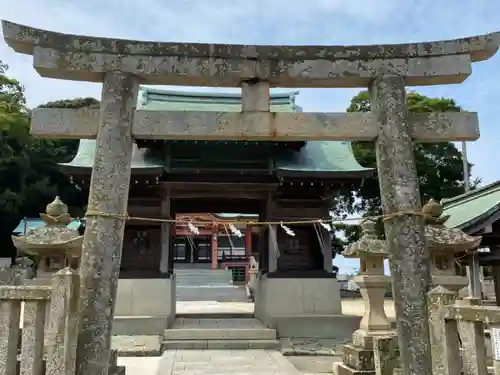 由良湊神社の鳥居