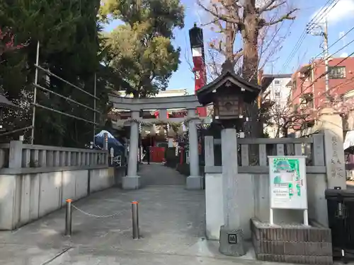 京濱伏見稲荷神社の鳥居