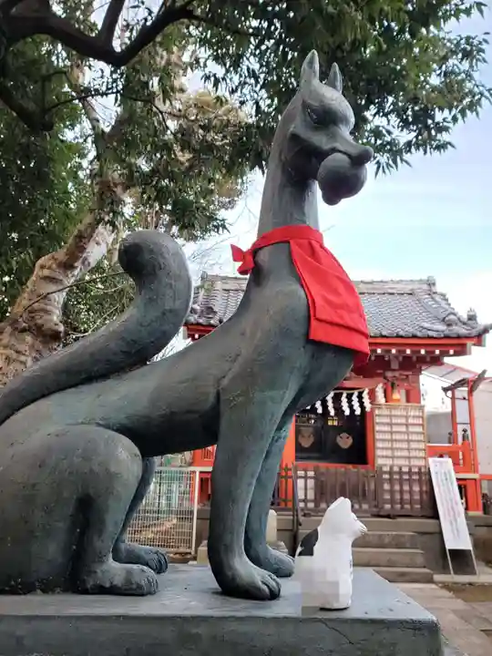 藤神稲荷神社の狛犬
