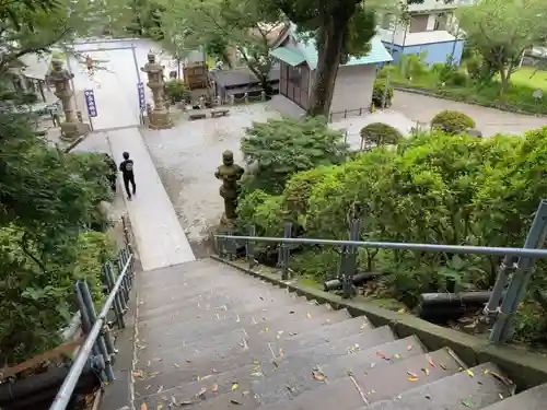 走水神社の景色