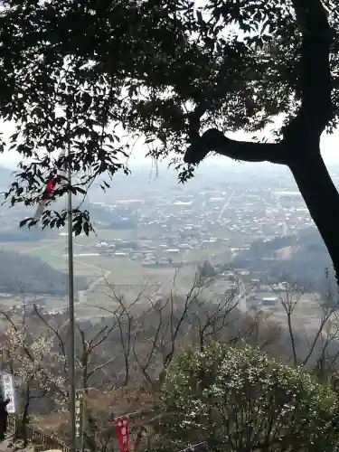 唐澤山神社の景色