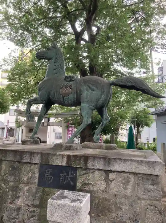 神須牟地神社の狛犬