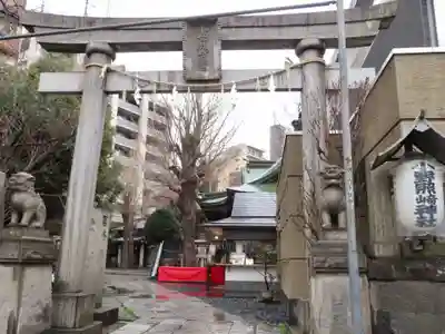 小野照崎神社の鳥居
