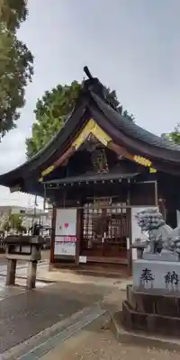 神明社・八幡社合殿(中杉町)の本殿・本堂