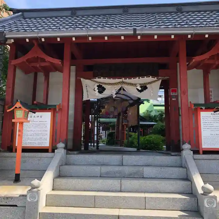 仙台大神宮の山門・神門