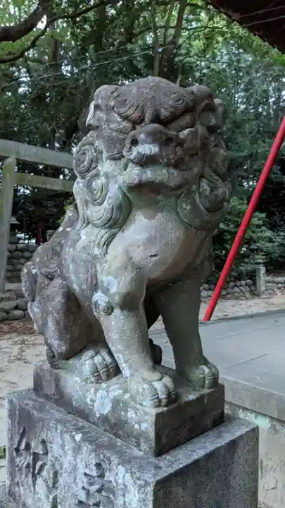 八所神社の狛犬