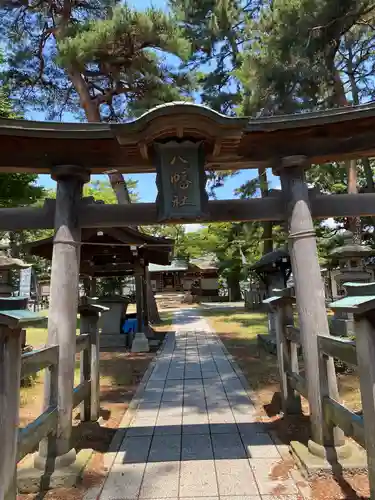 川中島古戦場八幡社の鳥居