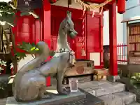 装束稲荷神社(王子稲荷神社境外摂社)の狛犬