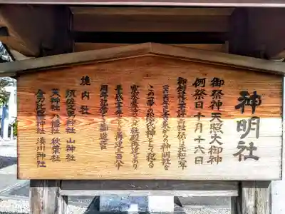 神明社(赤塚神明社)の歴史