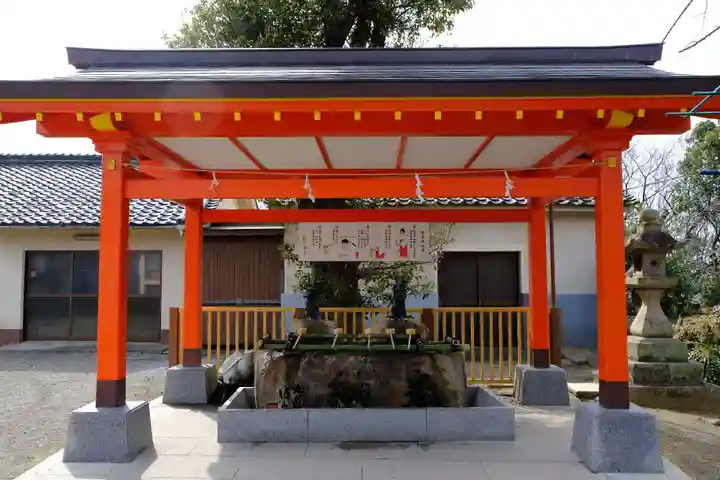 多治速比売神社の手水舎