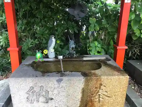 函館厳島神社の手水