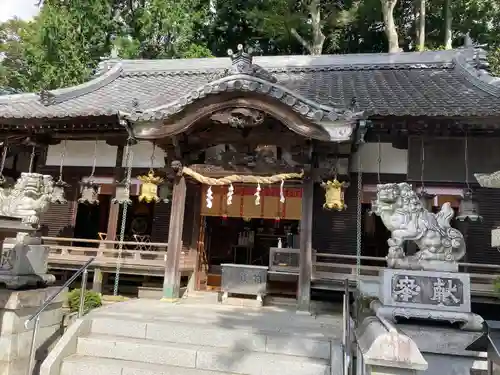 笠山坐神社の本殿・本堂