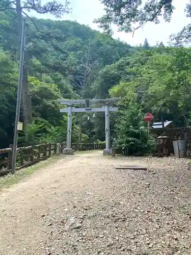 天石門別神社の鳥居