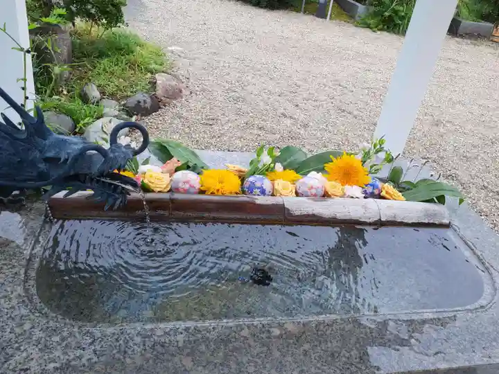 諏訪神社の手水舎