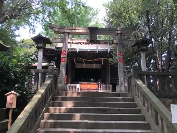 諏方神社の鳥居