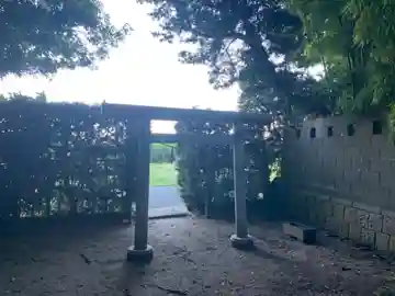 正一位稲荷大明神の鳥居