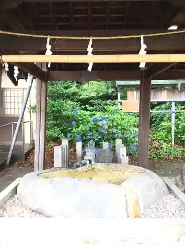 白山神社（木曽川町黒田）の手水舎