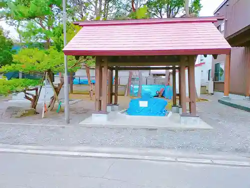 苗穂神社の手水