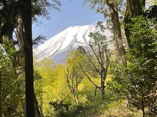 須山浅間神社の景色