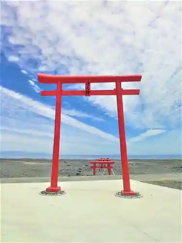 大魚神社　海中鳥居の鳥居