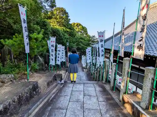 岩崎御嶽社の景色