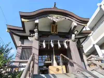 神楽坂若宮八幡神社の本殿・本堂