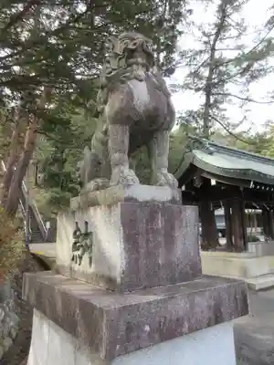 群馬県護国神社の狛犬