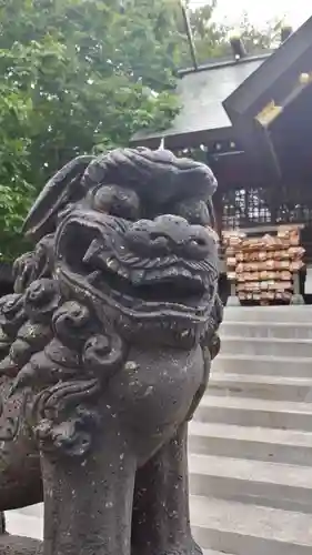 札幌諏訪神社の狛犬