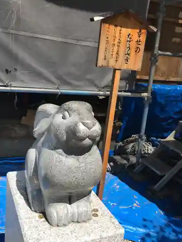 三輪神社の狛犬