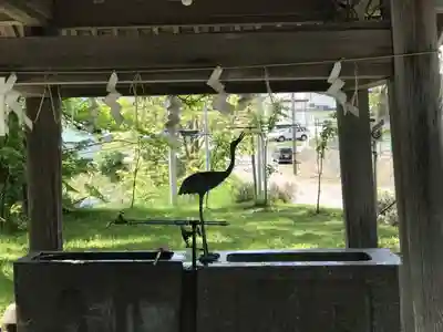 釧路一之宮 厳島神社の手水舎