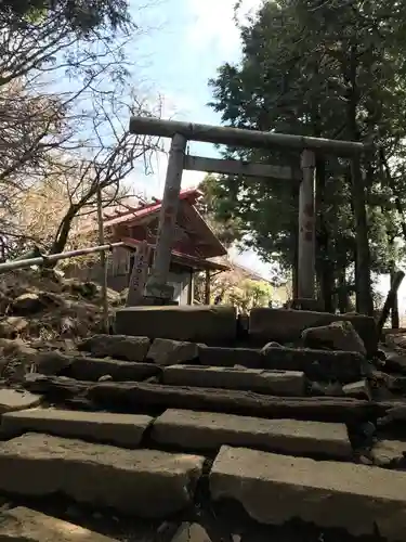 大山阿夫利神社本社の鳥居